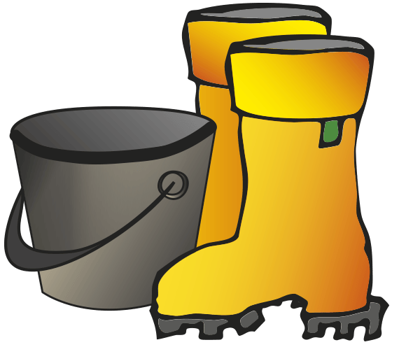 Innostu Itämerestä, ämpäri ja kumisaaappaat