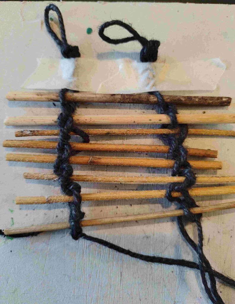 Innostu Itämerestä, tee ruokomatto: vaihe 3